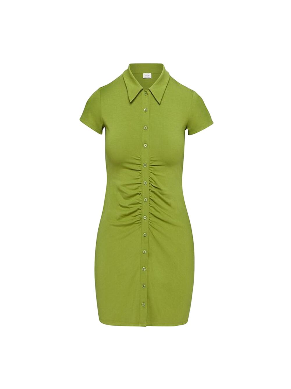 Wilfred Ruched Succulent Green Visit Dress Size XS